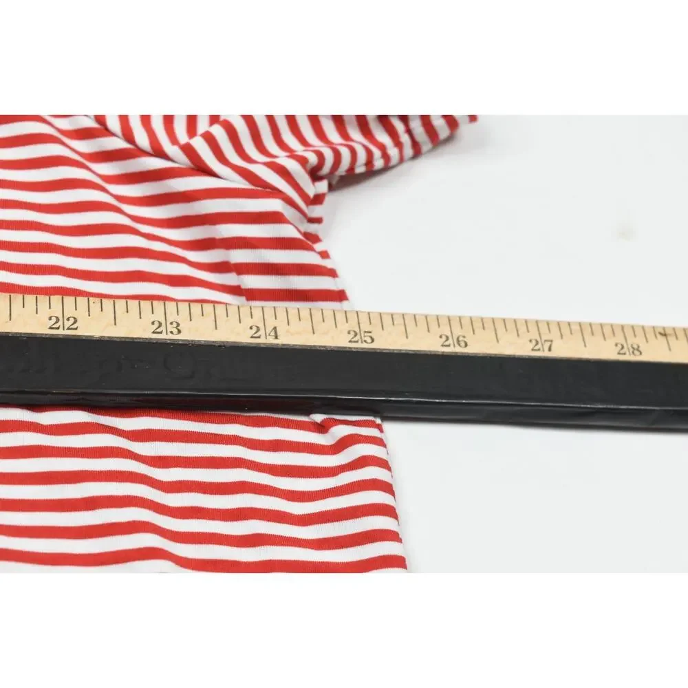 Polo Ralph Lauren Performance Polo Shirt Mens 2XL Red White Stripe Short Sleeve